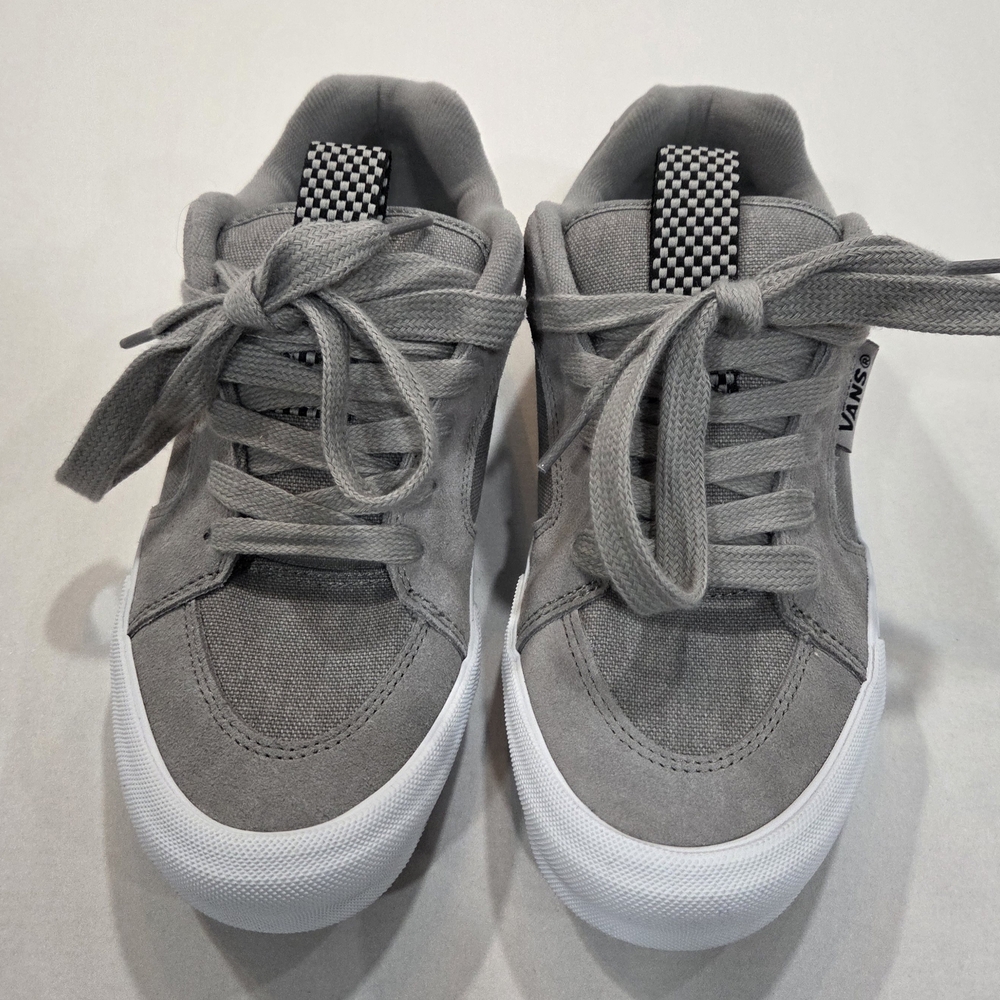 Vans Gray and White Sneakers